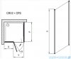 Ravak Chrome Prysznicowa ścianka stała CPS-80 satyna+transparent 9QV40U00Z1
